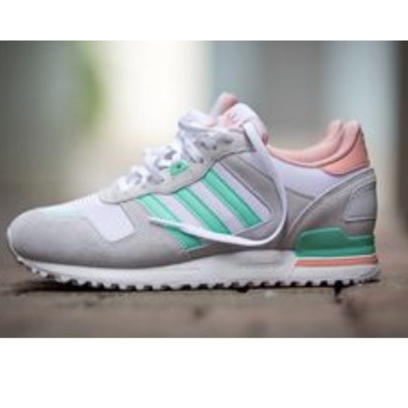 Adidas ZX 700 Tent green pink Women's 7 EUC retro vintage 80's sneaker look - Picture 2 of 8